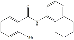 2-amino-N-(5,6,7,8-tetrahydronaphthalen-1-yl)benzamide 结构式