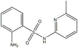 2-amino-N-(6-methylpyridin-2-yl)benzene-1-sulfonamide 结构式