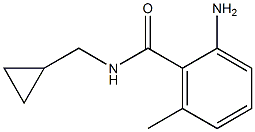 2-amino-N-(cyclopropylmethyl)-6-methylbenzamide 结构式