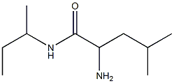 2-amino-N-(sec-butyl)-4-methylpentanamide 结构式