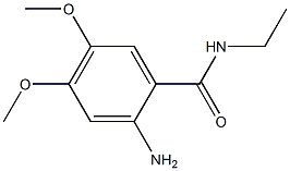 2-amino-N-ethyl-4,5-dimethoxybenzamide 结构式