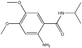 2-amino-N-isopropyl-4,5-dimethoxybenzamide 结构式