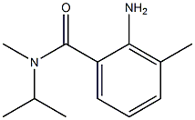 2-amino-N-isopropyl-N,3-dimethylbenzamide 结构式