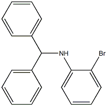 2-bromo-N-(diphenylmethyl)aniline 结构式