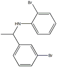 2-bromo-N-[1-(3-bromophenyl)ethyl]aniline 结构式