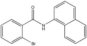 2-bromo-N-1-naphthylbenzamide 结构式