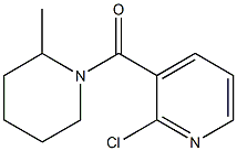 2-chloro-3-[(2-methylpiperidin-1-yl)carbonyl]pyridine 结构式