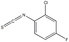 2-chloro-4-fluoro-1-isothiocyanatobenzene 结构式