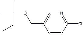 2-chloro-5-{[(2-methylbutan-2-yl)oxy]methyl}pyridine 结构式