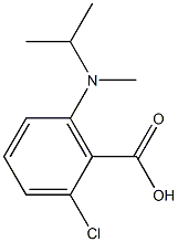 2-chloro-6-[methyl(propan-2-yl)amino]benzoic acid 结构式