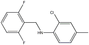 2-chloro-N-[(2,6-difluorophenyl)methyl]-4-methylaniline 结构式