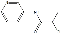 2-chloro-N-pyridin-3-ylpropanamide 结构式