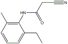 2-cyano-N-(2-ethyl-6-methylphenyl)acetamide 结构式