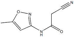 2-cyano-N-(5-methylisoxazol-3-yl)acetamide 结构式