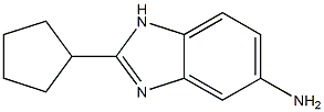 2-cyclopentyl-1H-benzimidazol-5-amine 结构式