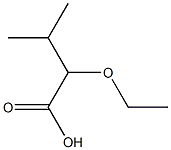 2-ethoxy-3-methylbutanoic acid 结构式