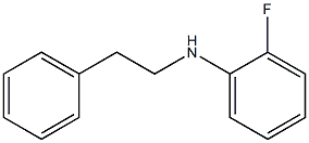 2-fluoro-N-(2-phenylethyl)aniline 结构式