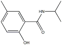 2-hydroxy-5-methyl-N-(propan-2-yl)benzamide 结构式