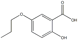 2-hydroxy-5-propoxybenzoic acid 结构式