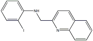 2-iodo-N-(quinolin-2-ylmethyl)aniline 结构式