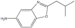 2-isobutyl-1,3-benzoxazol-5-amine 结构式