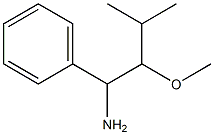 2-methoxy-3-methyl-1-phenylbutan-1-amine 结构式