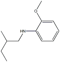 2-methoxy-N-(2-methylbutyl)aniline 结构式