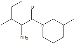 2-methyl-1-[(3-methylpiperidin-1-yl)carbonyl]butylamine 结构式