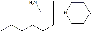 2-methyl-2-(thiomorpholin-4-yl)octan-1-amine 结构式