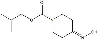 2-methylpropyl 4-(hydroxyimino)piperidine-1-carboxylate 结构式