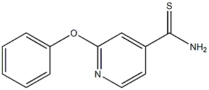 2-phenoxypyridine-4-carbothioamide 结构式
