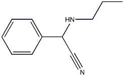 2-phenyl-2-(propylamino)acetonitrile 结构式