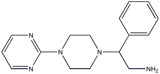 2-phenyl-2-[4-(pyrimidin-2-yl)piperazin-1-yl]ethan-1-amine 结构式