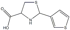 2-thien-3-yl-1,3-thiazolidine-4-carboxylic acid 结构式