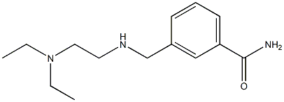 3-({[2-(diethylamino)ethyl]amino}methyl)benzamide 结构式