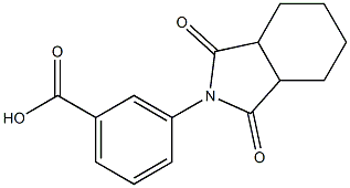 3-(1,3-dioxooctahydro-2H-isoindol-2-yl)benzoic acid 结构式