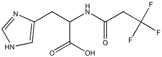 3-(1H-imidazol-4-yl)-2-[(3,3,3-trifluoropropanoyl)amino]propanoic acid 结构式