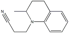 3-(2-methyl-3,4-dihydroquinolin-1(2H)-yl)propanenitrile 结构式