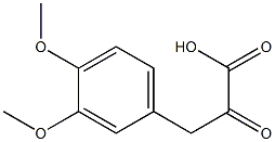 3-(3,4-dimethoxyphenyl)-2-oxopropanoic acid 结构式