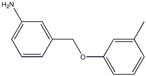 3-(3-methylphenoxymethyl)aniline 结构式