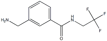 3-(aminomethyl)-N-(2,2,2-trifluoroethyl)benzamide 结构式