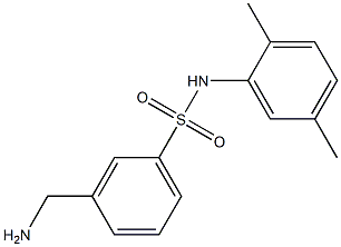 3-(aminomethyl)-N-(2,5-dimethylphenyl)benzenesulfonamide 结构式