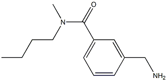 3-(aminomethyl)-N-butyl-N-methylbenzamide 结构式