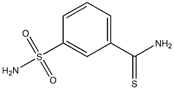 3-(aminosulfonyl)benzenecarbothioamide 结构式