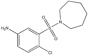 3-(azepane-1-sulfonyl)-4-chloroaniline 结构式