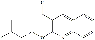 3-(chloromethyl)-2-[(4-methylpentan-2-yl)oxy]quinoline 结构式