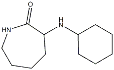 3-(cyclohexylamino)azepan-2-one 结构式
