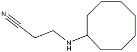 3-(cyclooctylamino)propanenitrile 结构式