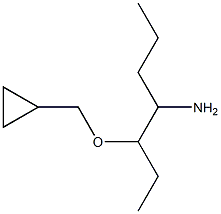 3-(cyclopropylmethoxy)heptan-4-amine 结构式