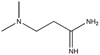 3-(dimethylamino)propanimidamide 结构式